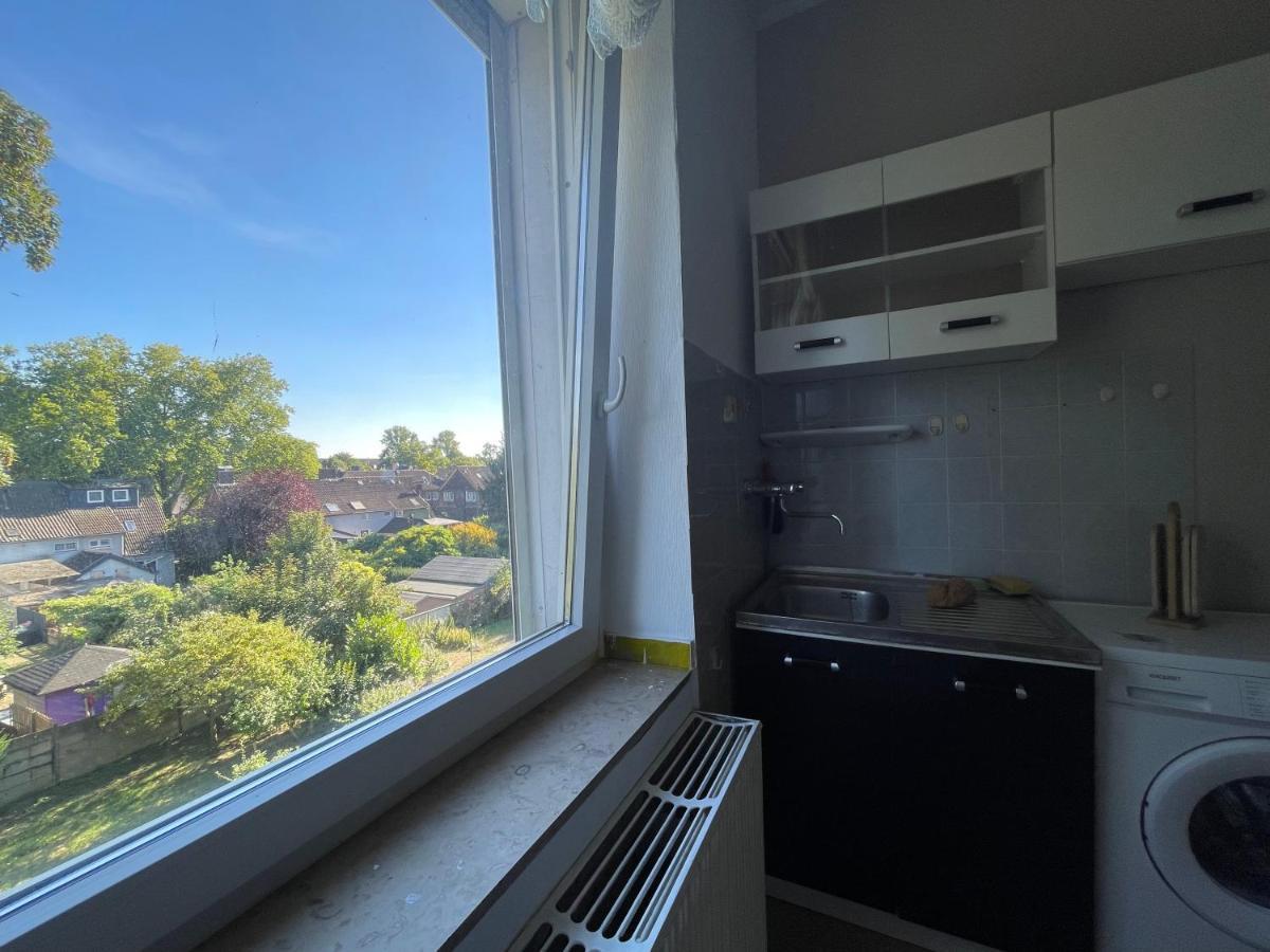 1 Schlafenzimmer 1 Whonzimmer Waschmaschine Trockner Maximum 4Personen Rheinhausen Center Appartement 1705 ドゥイスブルグ エクステリア 写真